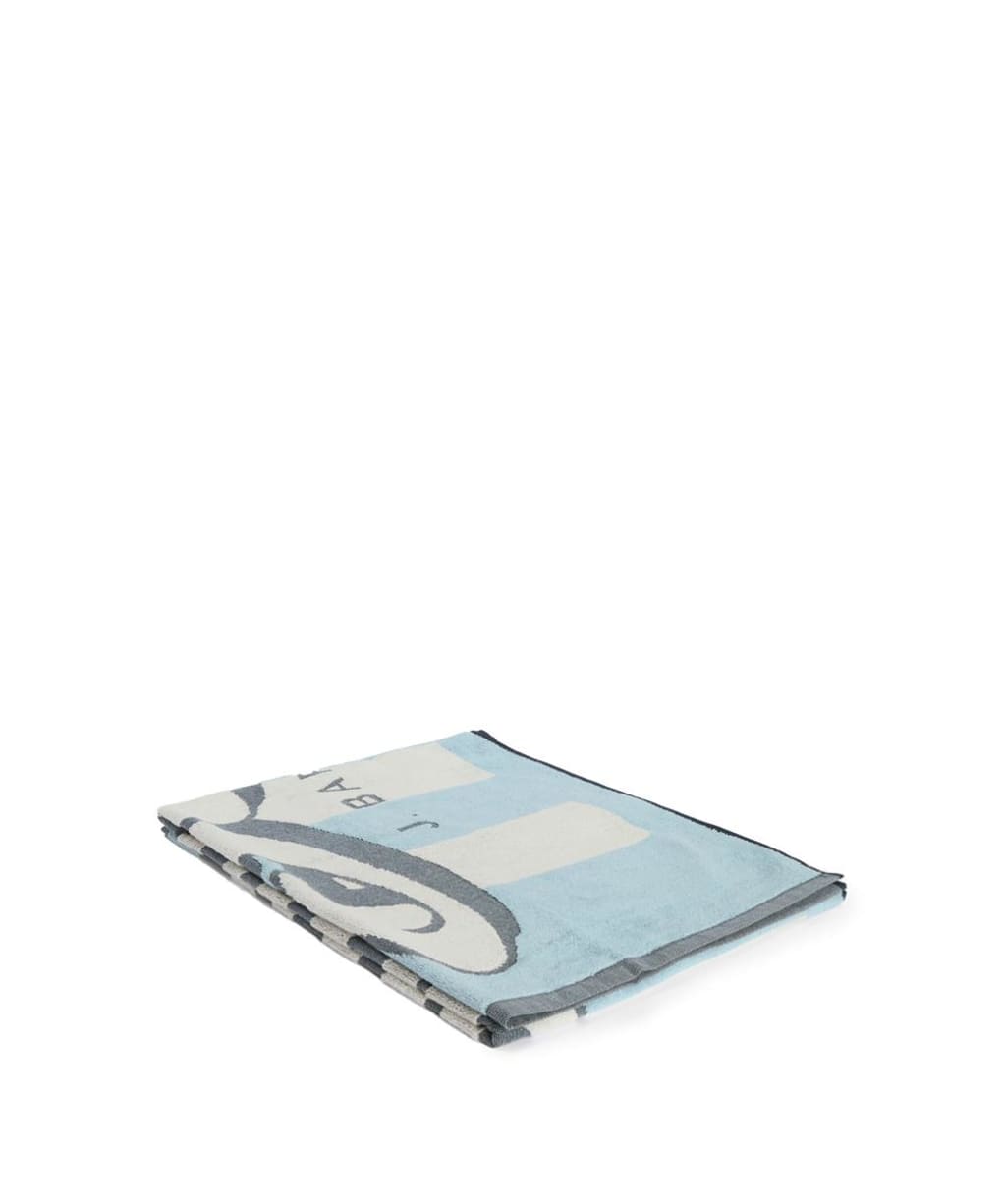 Barbour Archive Beach Towel - Surf Blue Logo