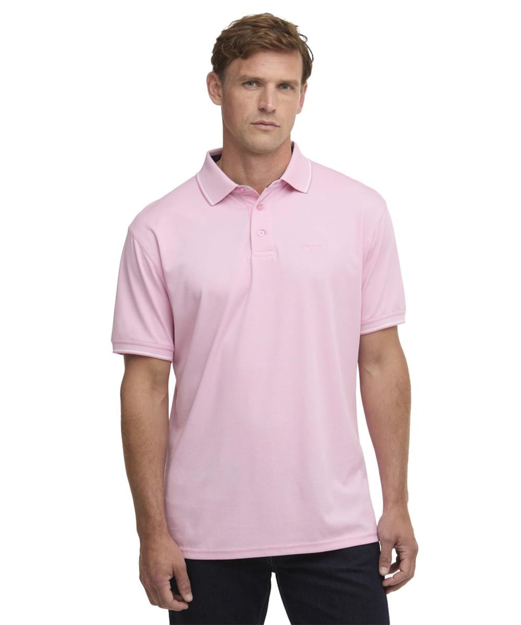 Men's Barbour Heydon Performance Polo Shirt - Pink