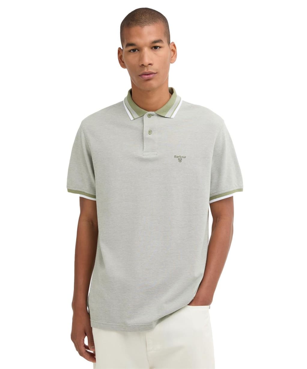 Men's Barbour Castleford Tailored Fit Polo Shirt - Laurel Green