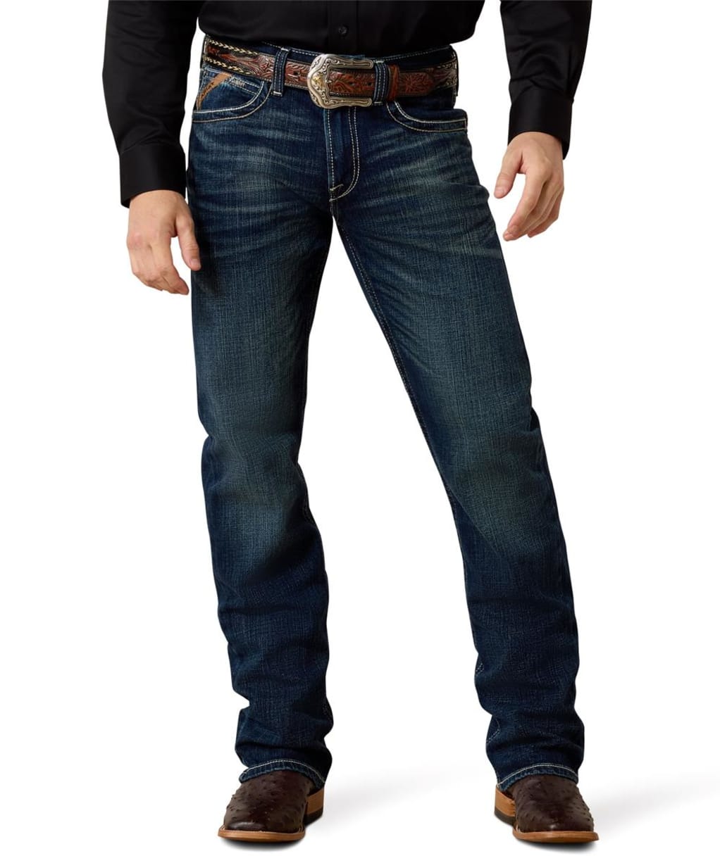 Men's Ariat M4 Relaxed Fit Adkins Boot Cut Jeans - Turnout