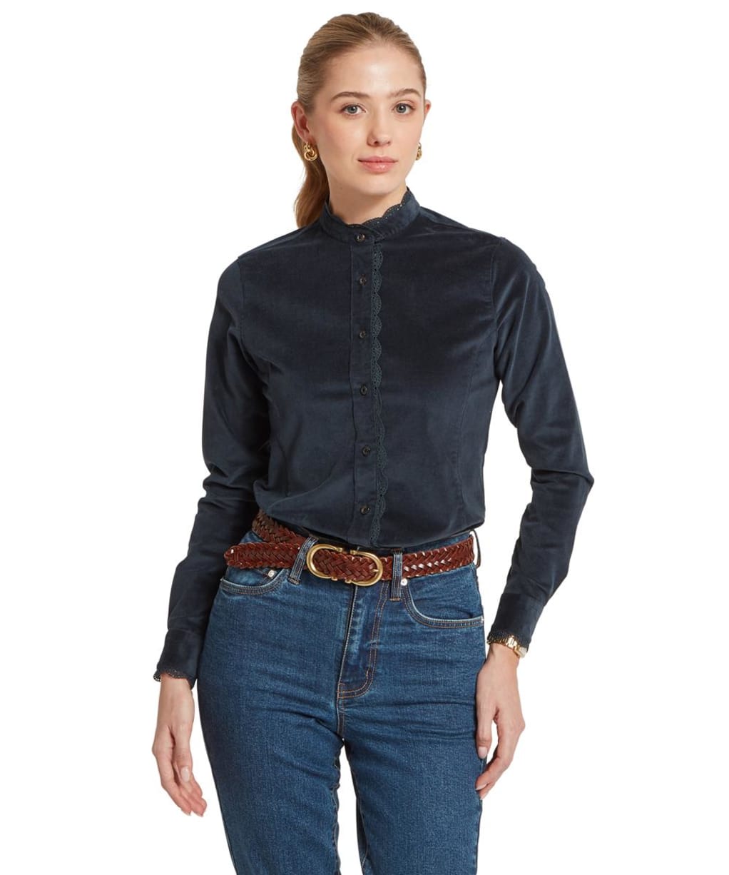 Women's Schöffel Thetford Cord Shirt - Blueberry