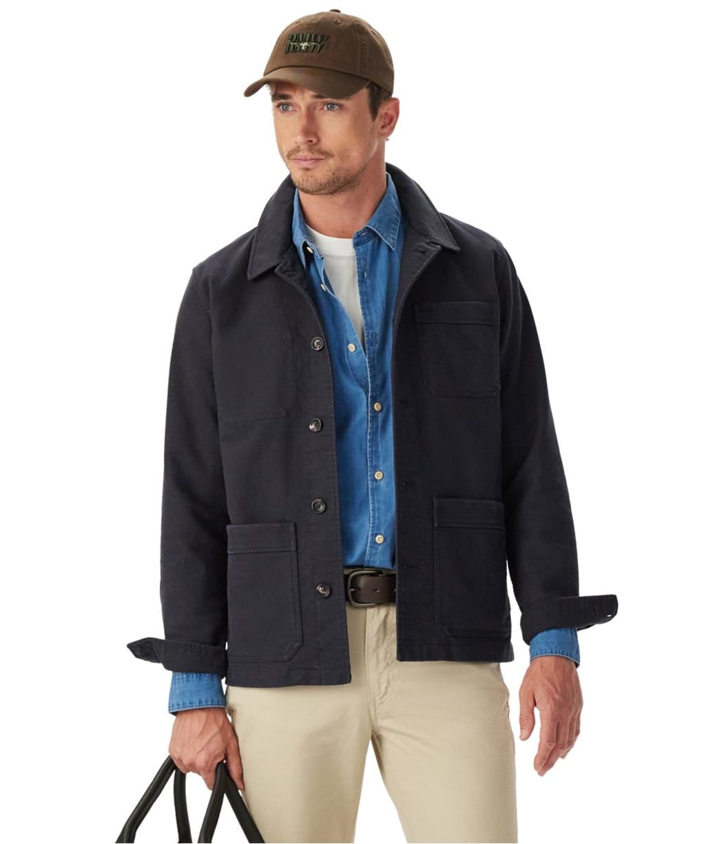 Men's R.M. Williams Hedley Moleskin Jacket - Ink