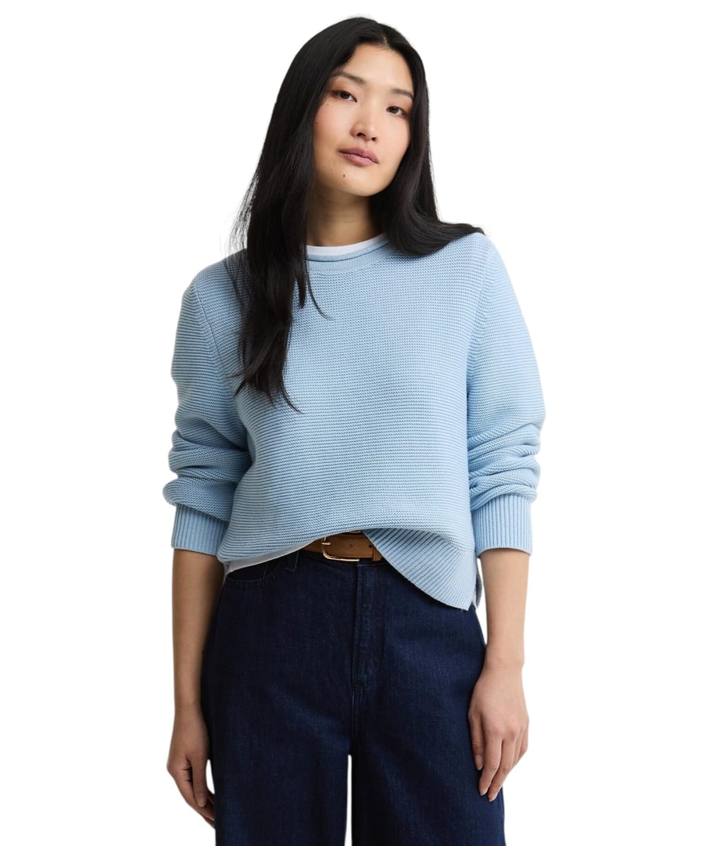 Women's Barbour Fawley Knitted Jumper - Celestial Blue