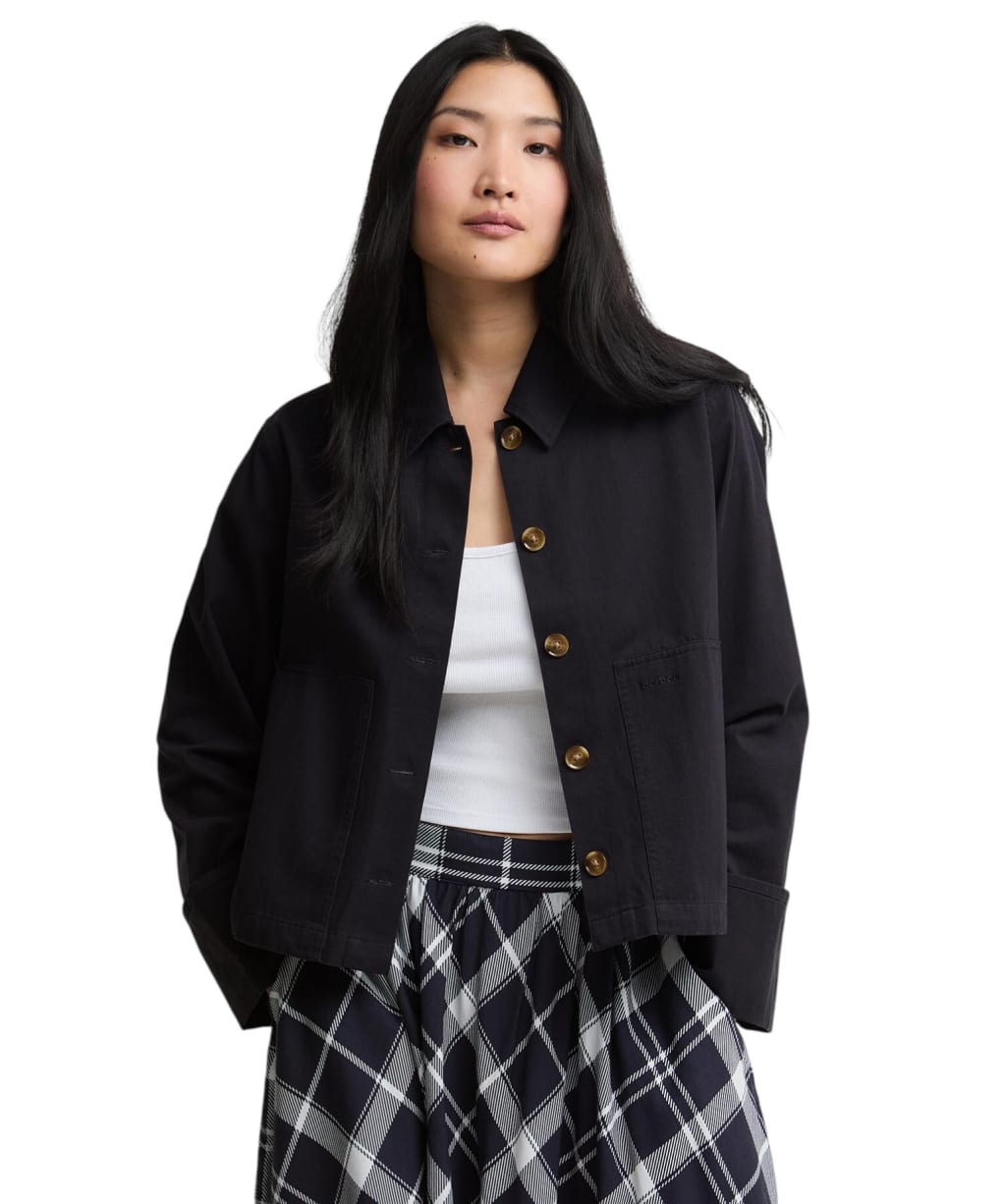Women's Barbour Aylesby Overshirt - Dark Navy