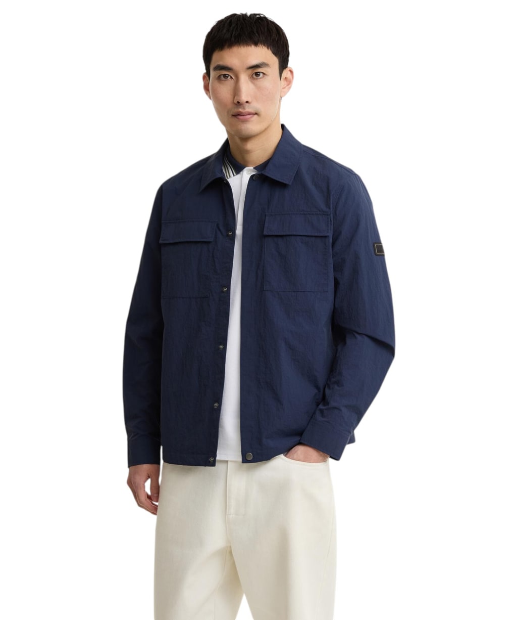 Men's Barbour International Ardie Overshirt - Oxford Navy