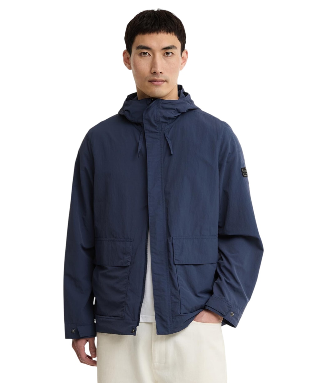 Men's Barbour International Barnwell Showerproof Jacket - Oxford Navy