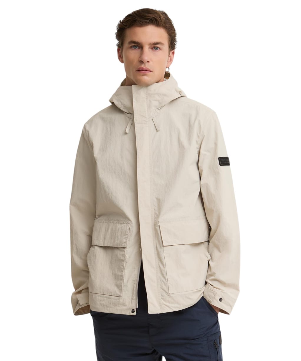 Men's Barbour International Barnwell Showerproof Jacket - Mist