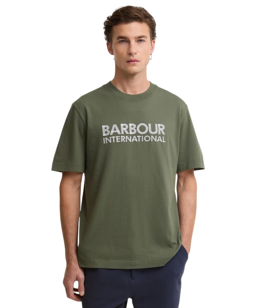 Men's Barbour International Maurice Applique T-Shirt - Thyme