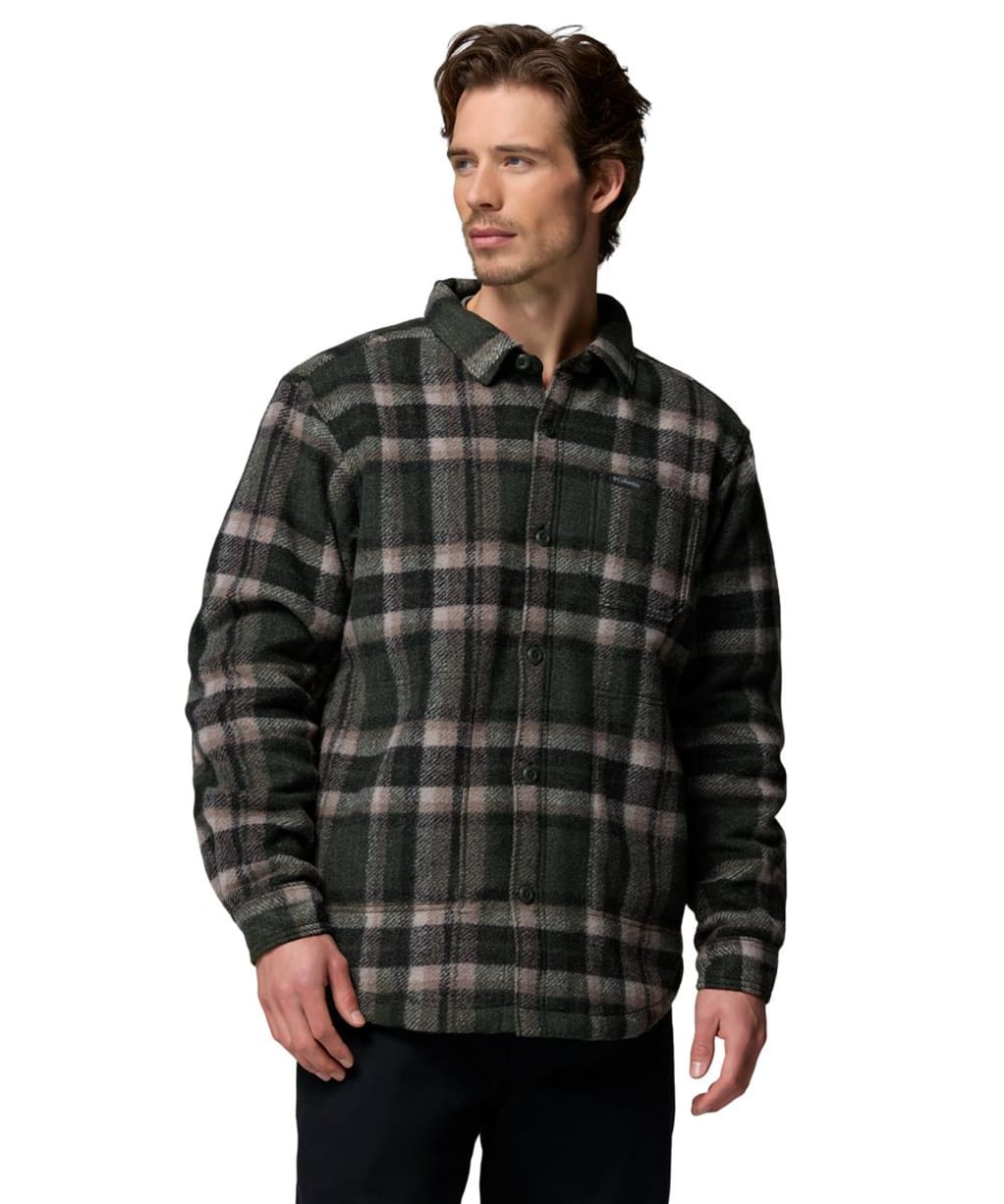 Men's Columbia Hunter Arch™ Shirt Jacket - Greenscape Track Plaid