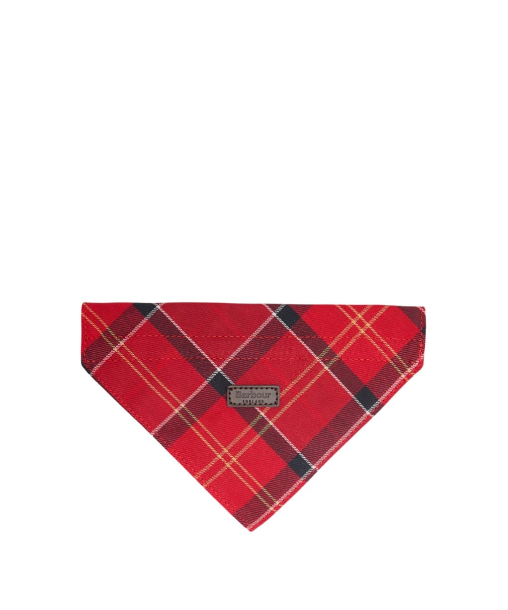 Barbour Tartan Dog Bandana - Cardinal Tartan