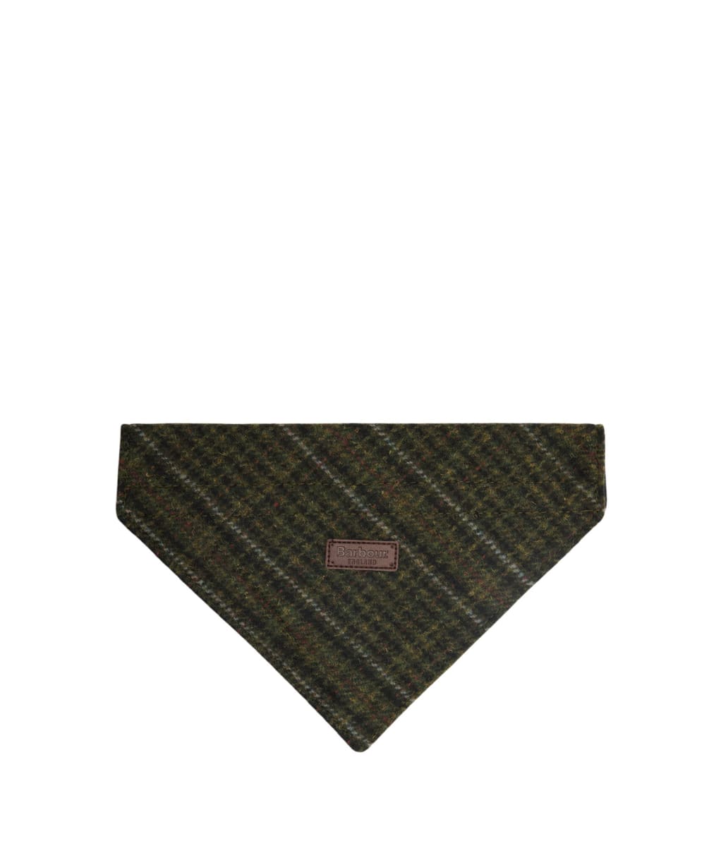 Barbour Wilkin Dog Bandana - Olive Check