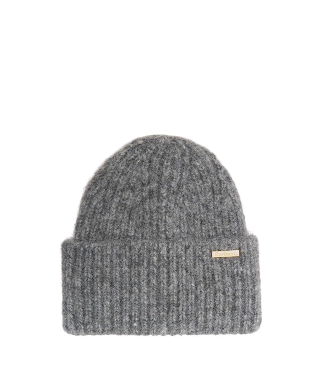 Women's Barbour Meryl Beanie Hat - Mid Grey Marl