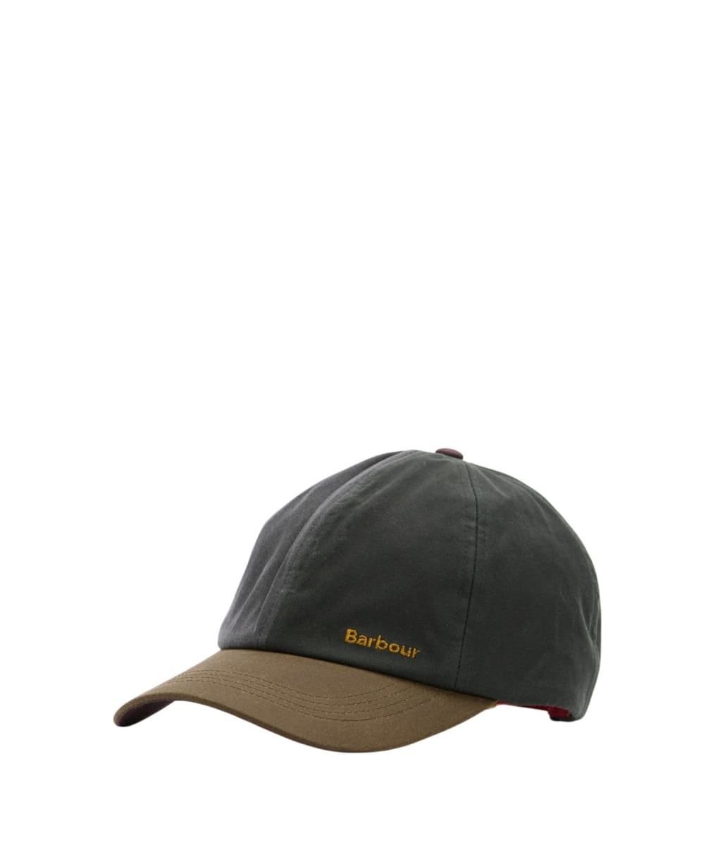 Women's Barbour Transport Patchwork Cap - Sage / Beech / Bordeaux