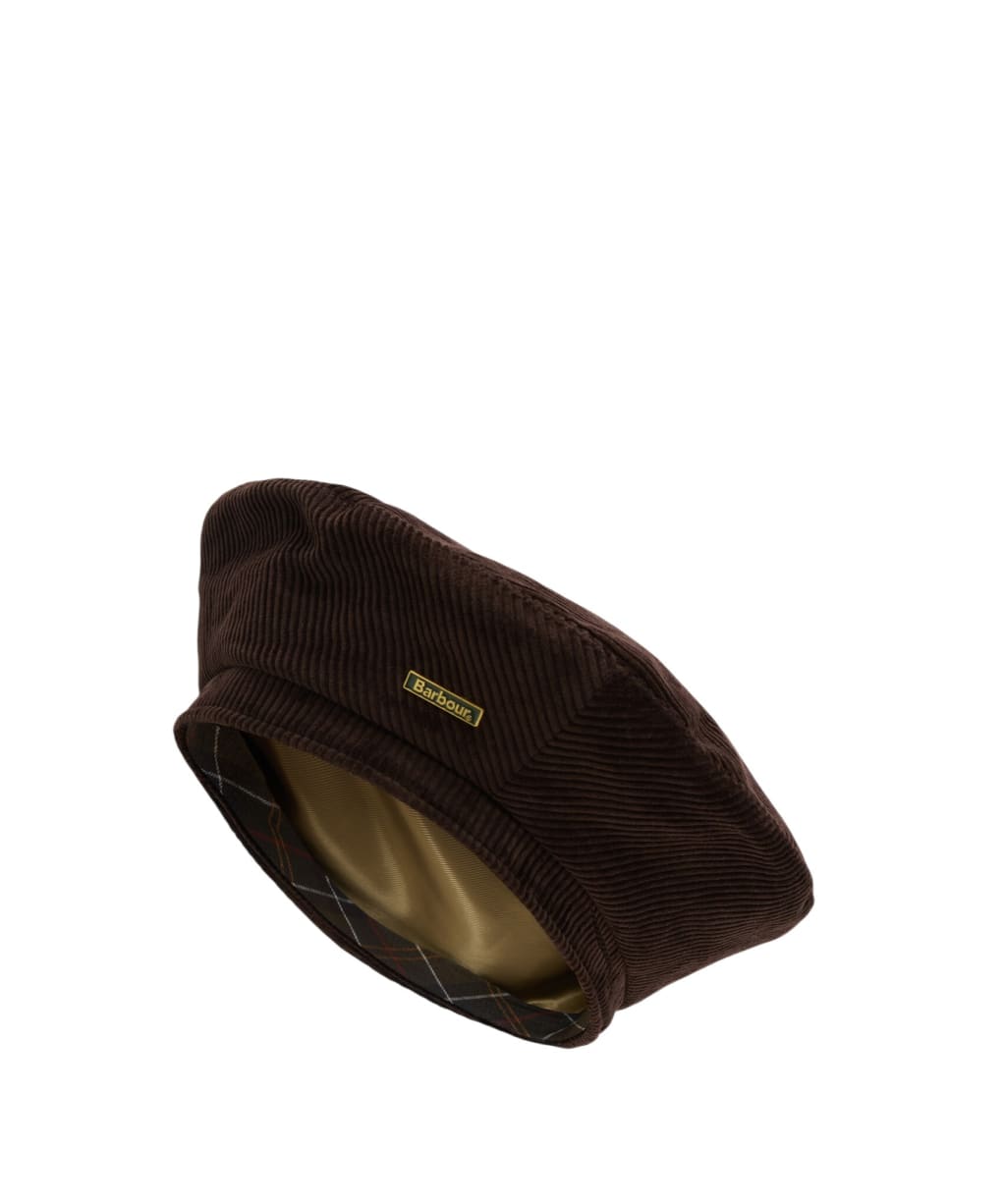 Women's Barbour Overton Beret Hat - Brown