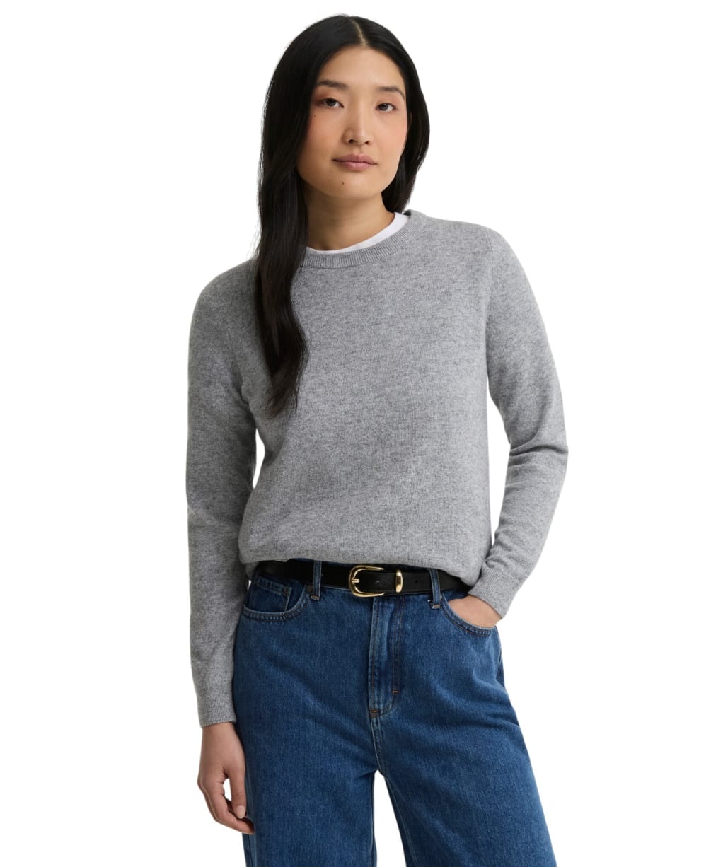 Women’s Barbour Pendle Crew Knit Sweater - GREY MARL/BIRCHW