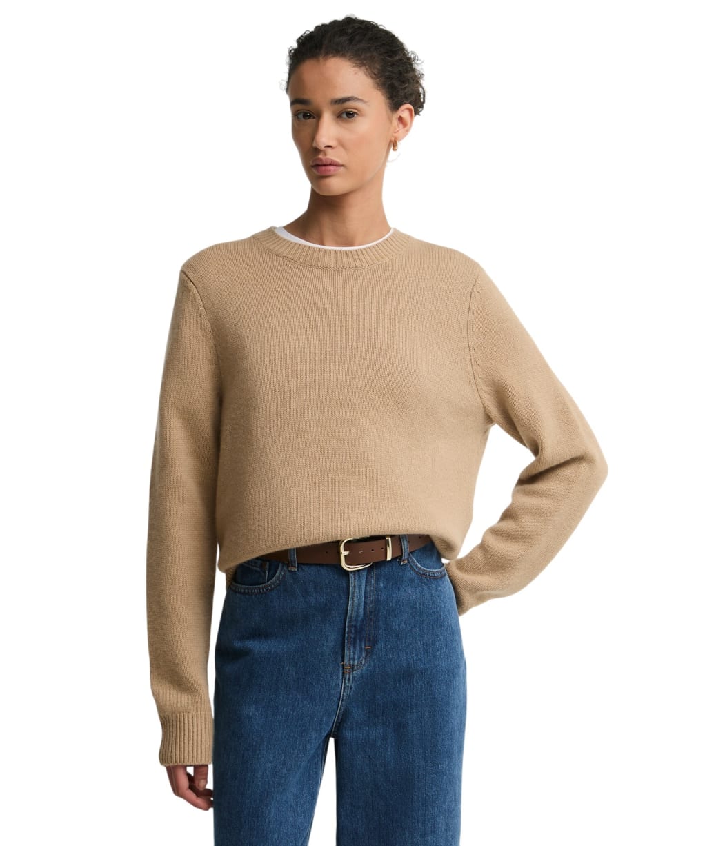 Women's Barbour Woodhouse Knitted Jumper - Warm Trench