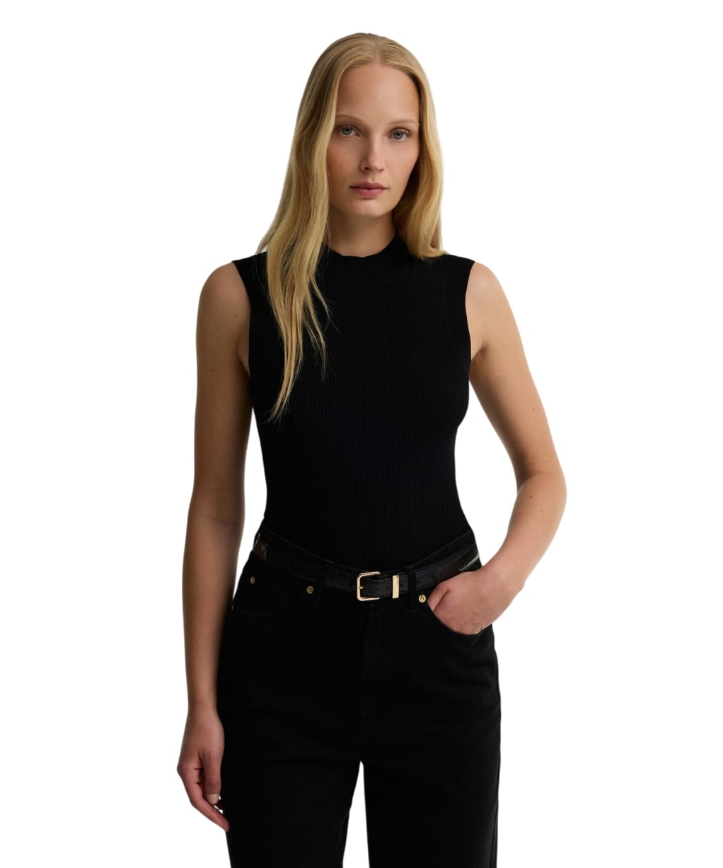 Women's Barbour International Kenna Knitted Vest - Black