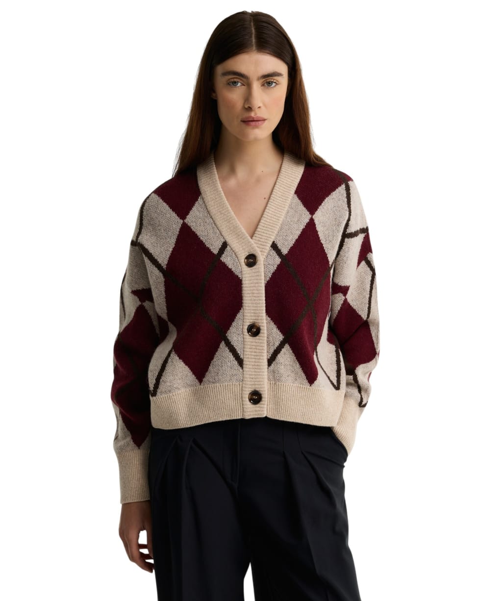 Women's Barbour Harleigh Knitted Cardigan - Multi