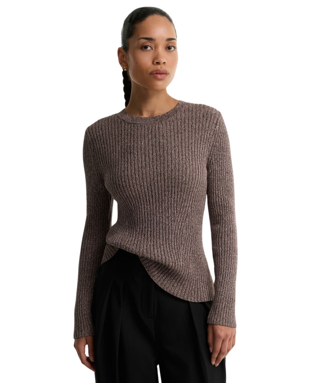 Women's Barbour International Varano Knitted Jumper - TRUFFLE MULTI