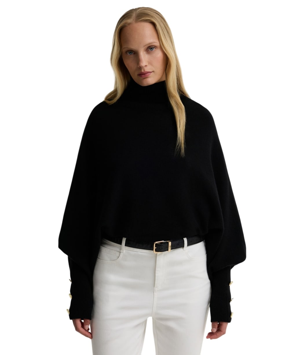Women's Barbour International Lilah Knitted Jumper - Black