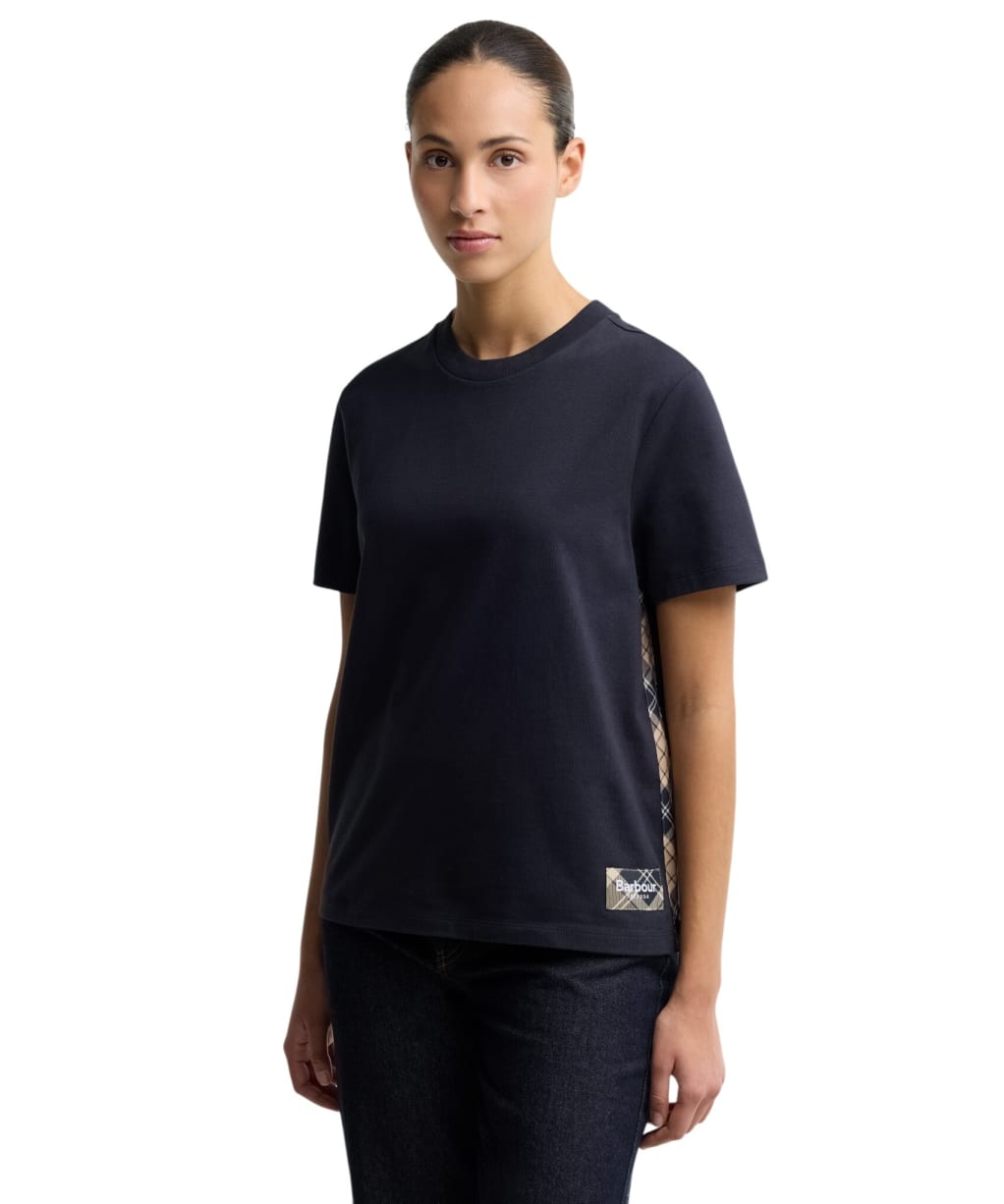 Women's Barbour Fawne Top - Dark Navy