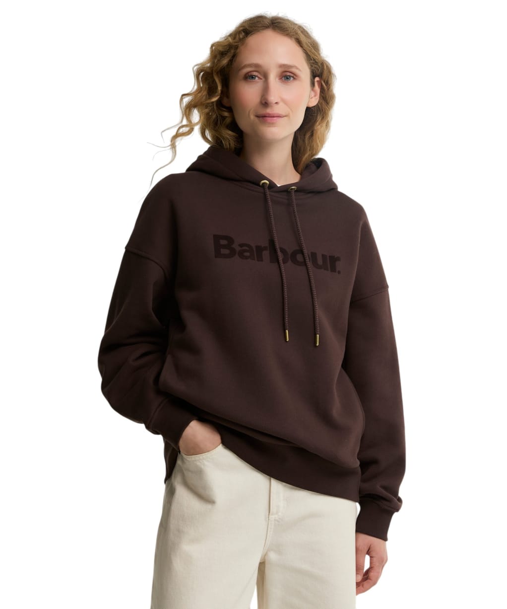 Women's Barbour Ravenshill Hoodie - Rustic