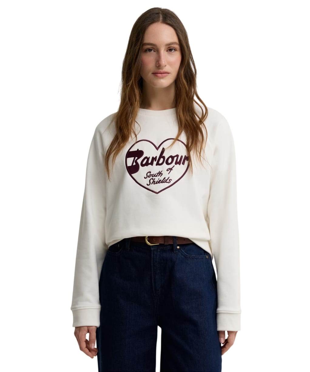 Women's Barbour Ambleside Sweatshirt - Cloud