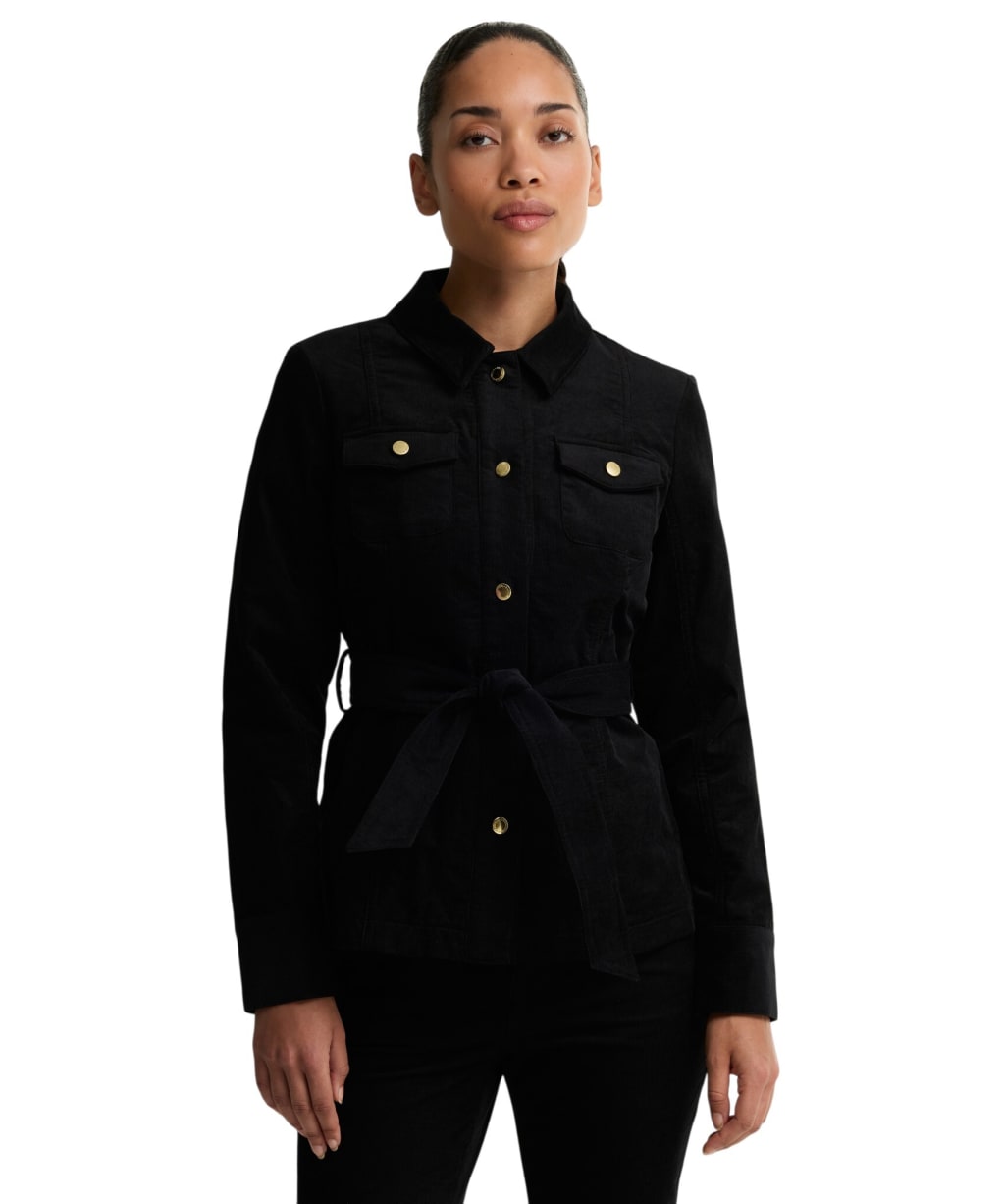 Women's Barbour International Kenna Overshirt - Black