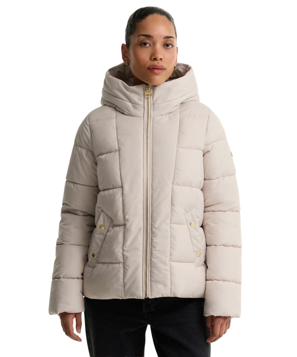 Women's Barbour International Brantley Puffer Jacket - Moonbeam