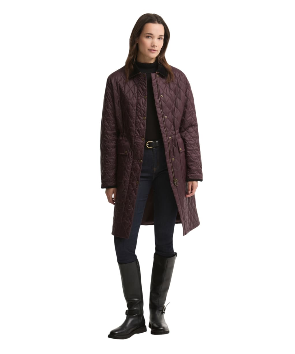 Women's Barbour Rosamund Quilted Jacket - Fig / Muted