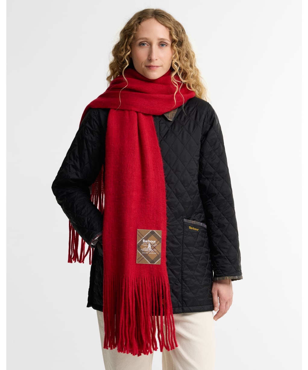 Women's Barbour Connie Scarf - Crimson
