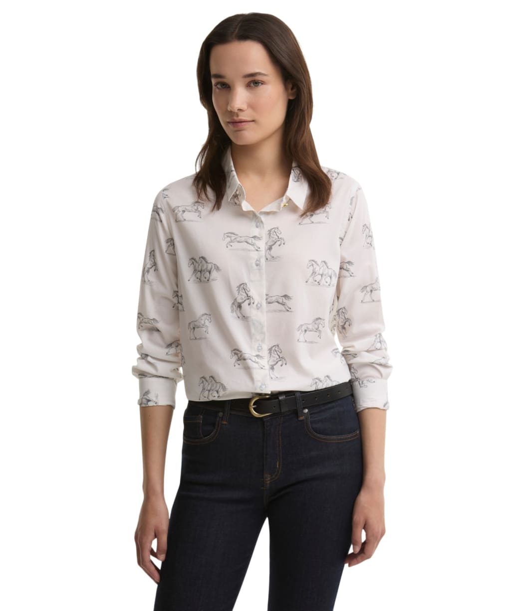 Women’s Barbour Safari Shirt - MULTI HORSE