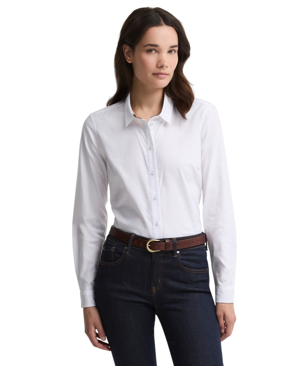 Women's Barbour Derwent Shirt - WHITE/LT MUTED