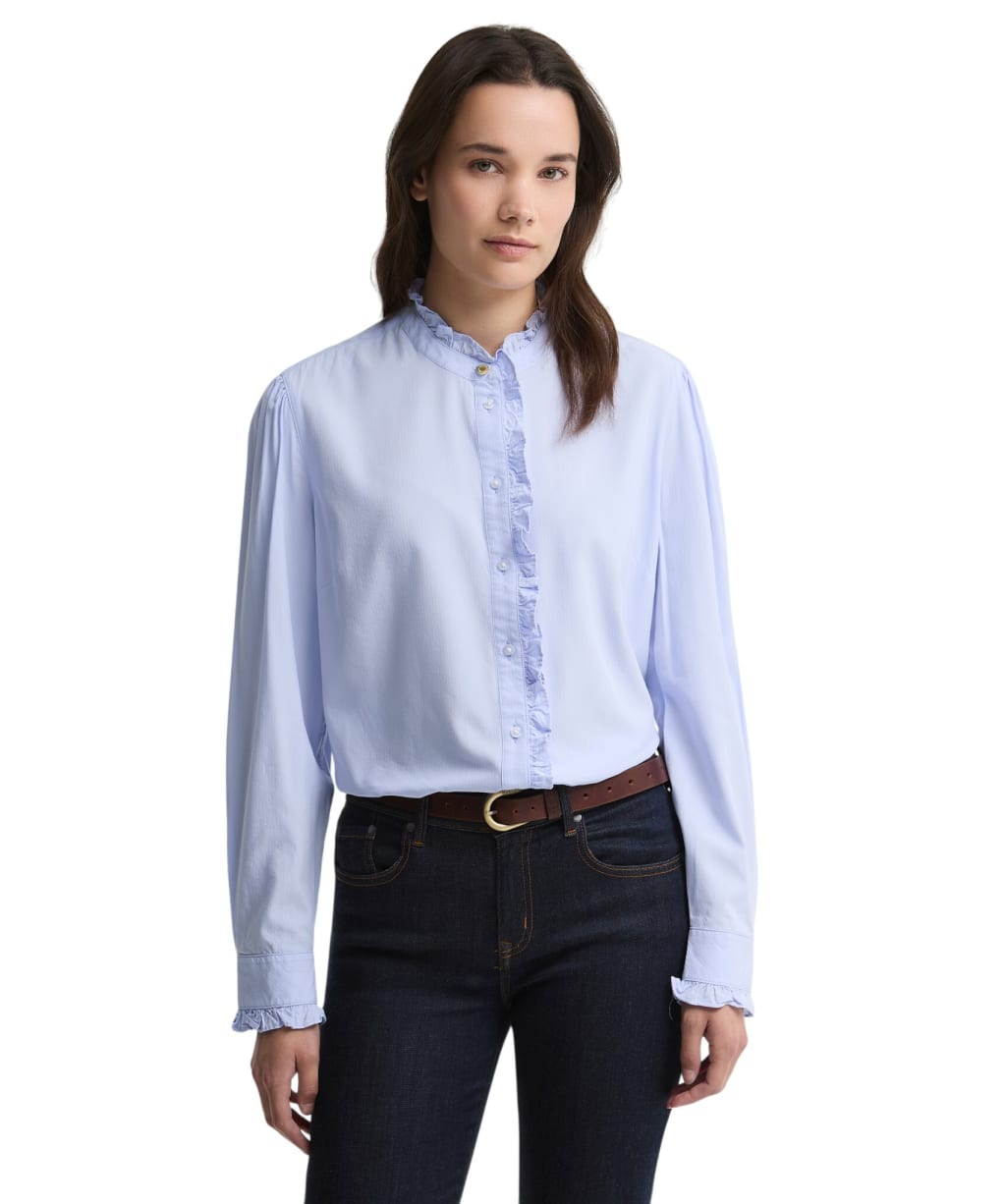 Women's Barbour Antoinette Shirt - Pale Blue