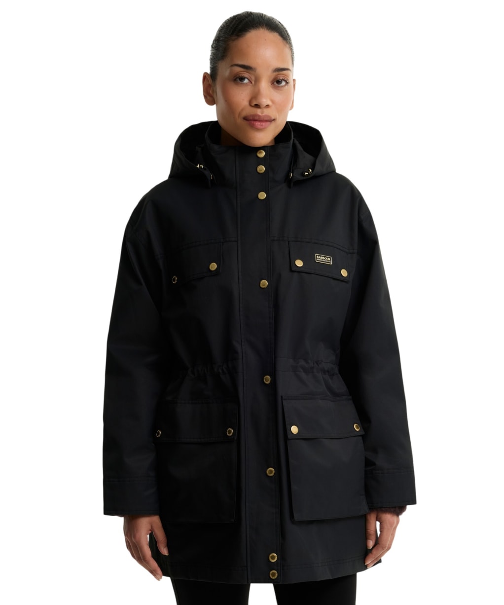 Women's Barbour International Molina Showerproof Jacket - Black
