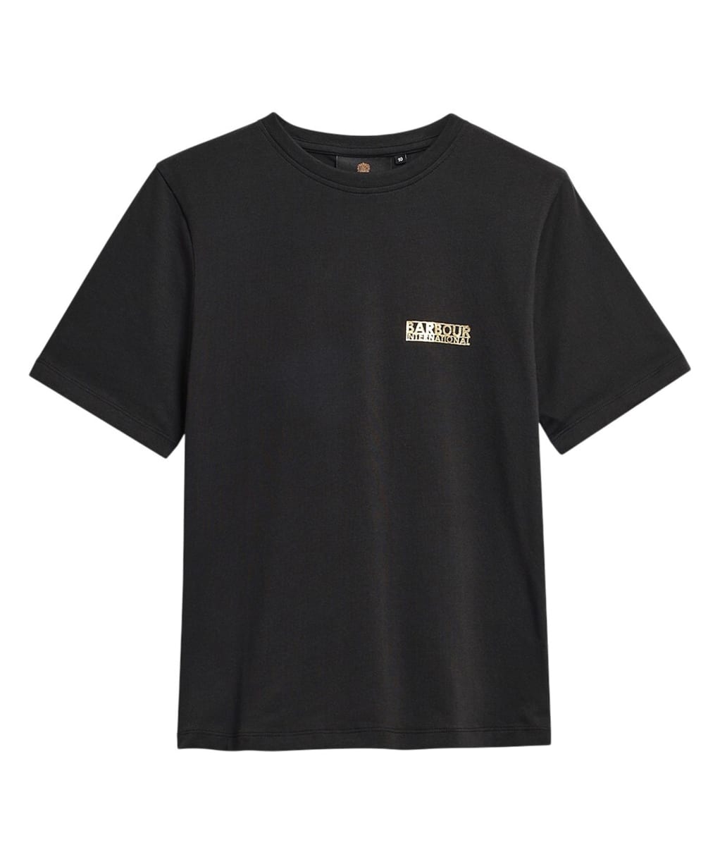 Women's Barbour International Colletta T-Shirt - Black