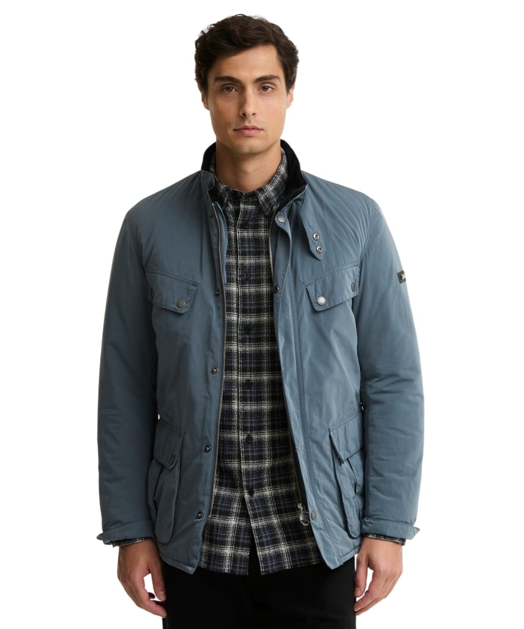 Men's Barbour International 90th Anniversary Duke Casual Jacket - Dark Slate