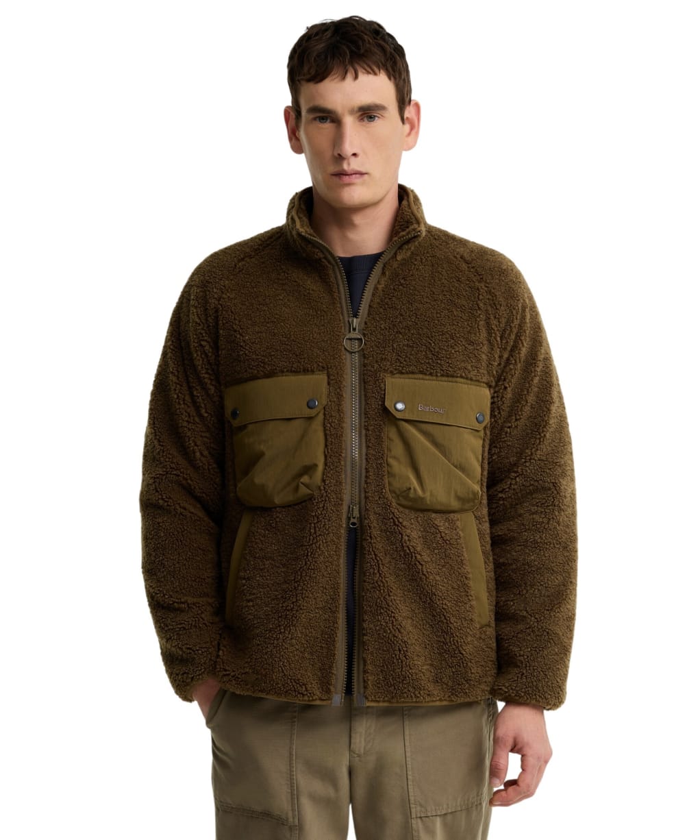 Men's Barbour Re-Engineered Lanton Hybrid Casual Jacket - Beech
