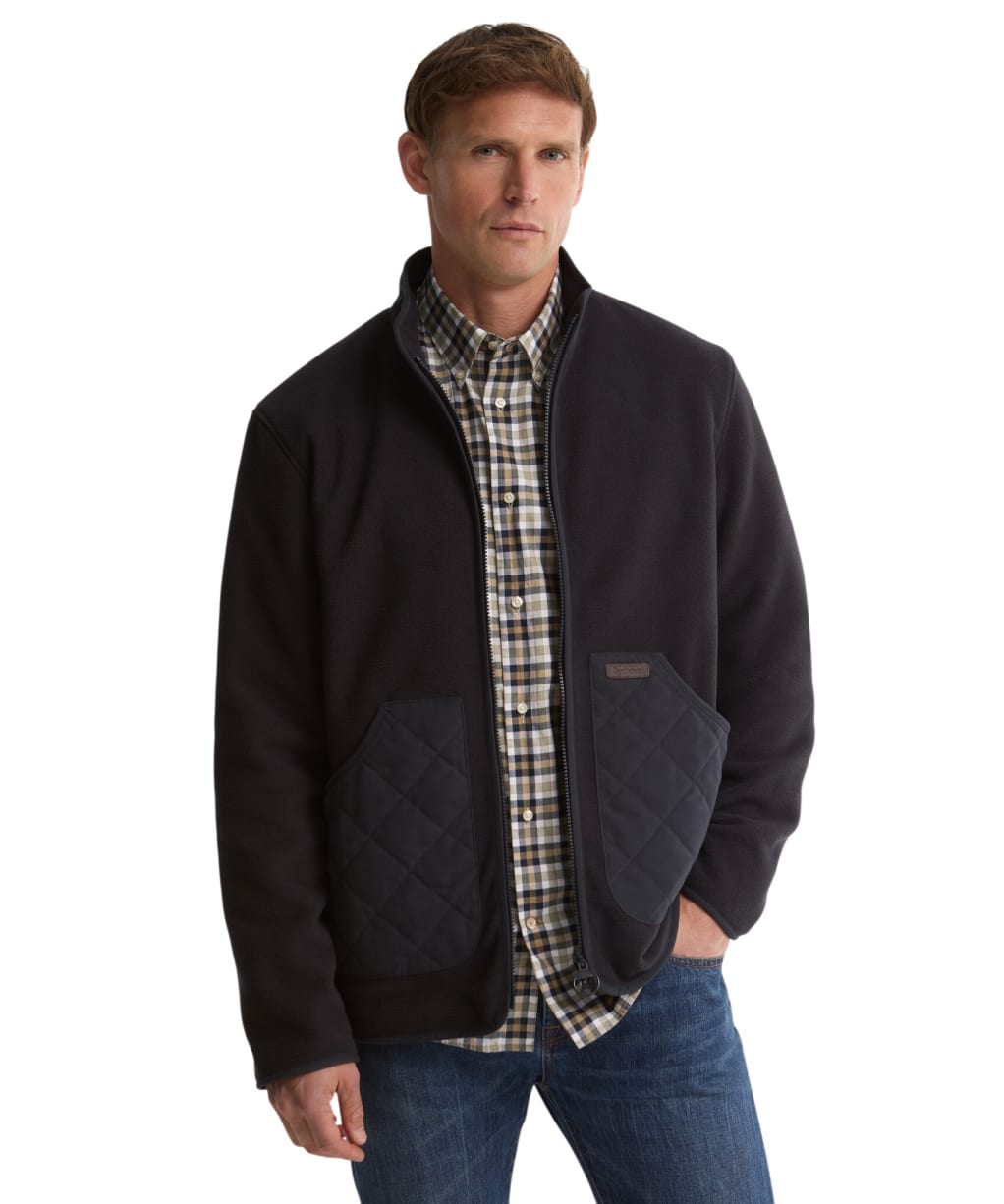 Men's Barbour Lowich Fleece Jacket - Dark Navy