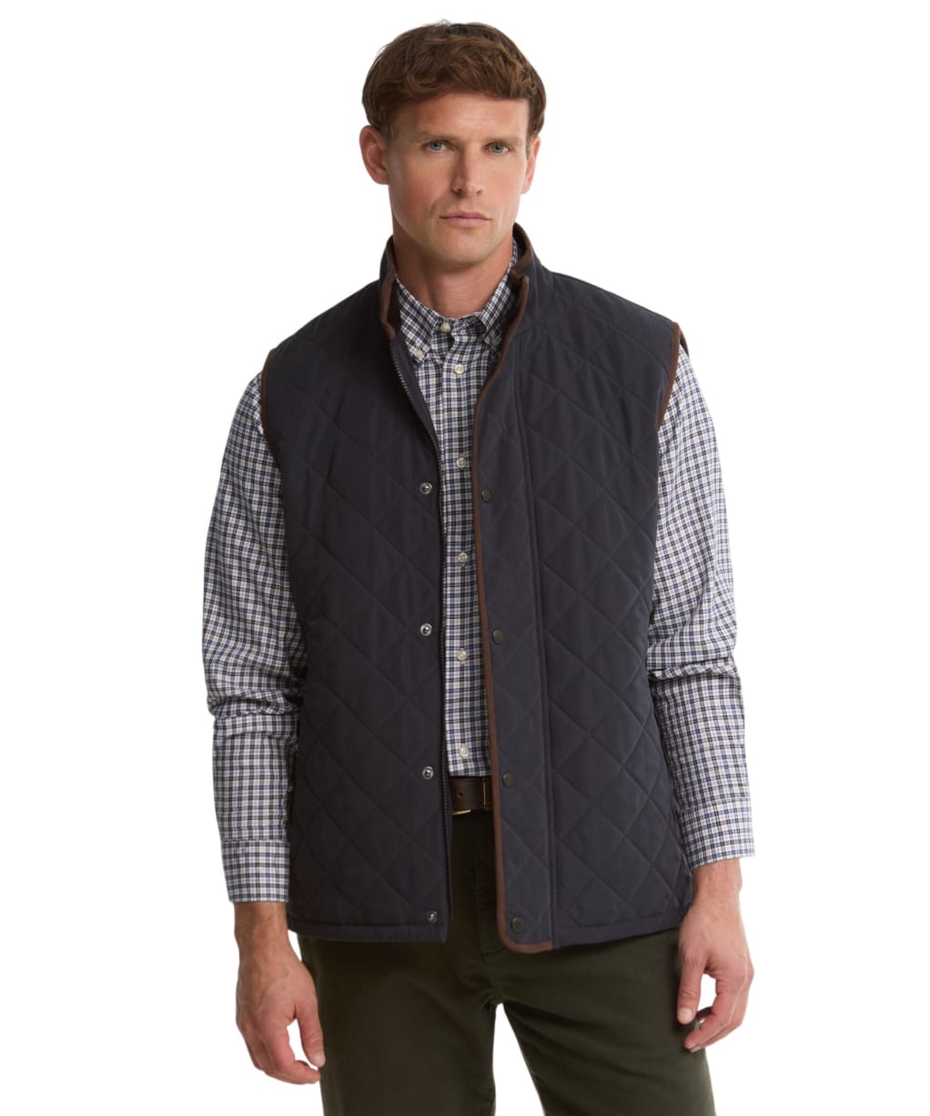 Men's Barbour Rosley Polarquilt Gilet - Dark Navy