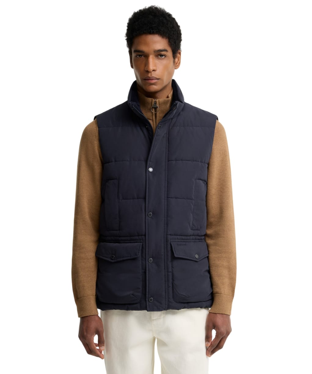 Men's Barbour Lonnen Gilet - Dark Navy