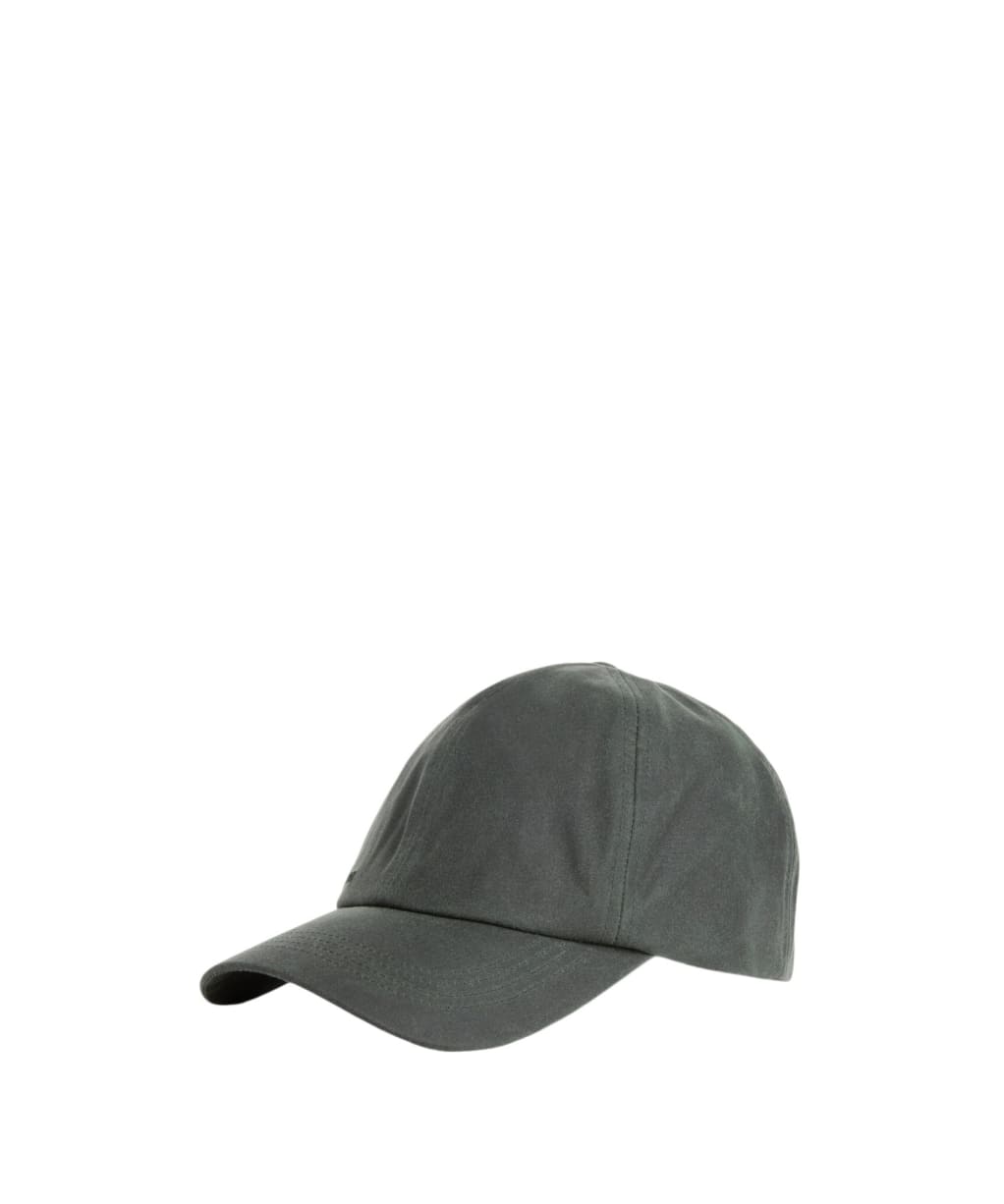 Men's Barbour Waxed Sports Cap - Sage