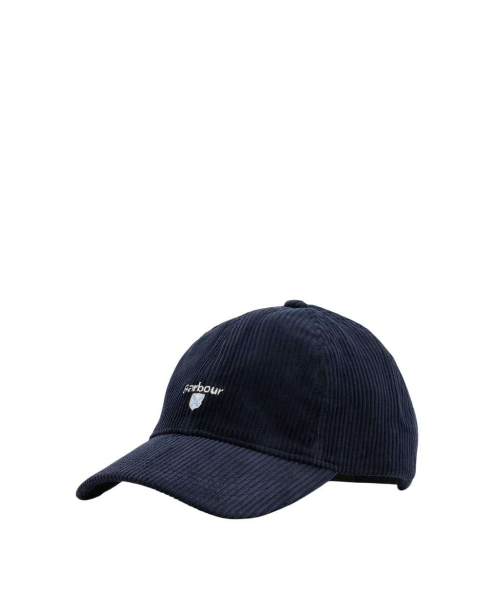 Men's Barbour Preston Cord Cap - Navy