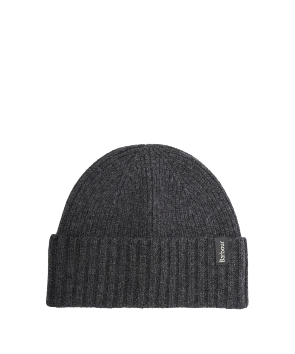 Men's Barbour Danforth Beanie Hat - Charcoal