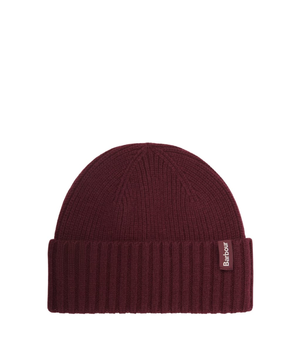 Men's Barbour Danforth Beanie Hat - Wine