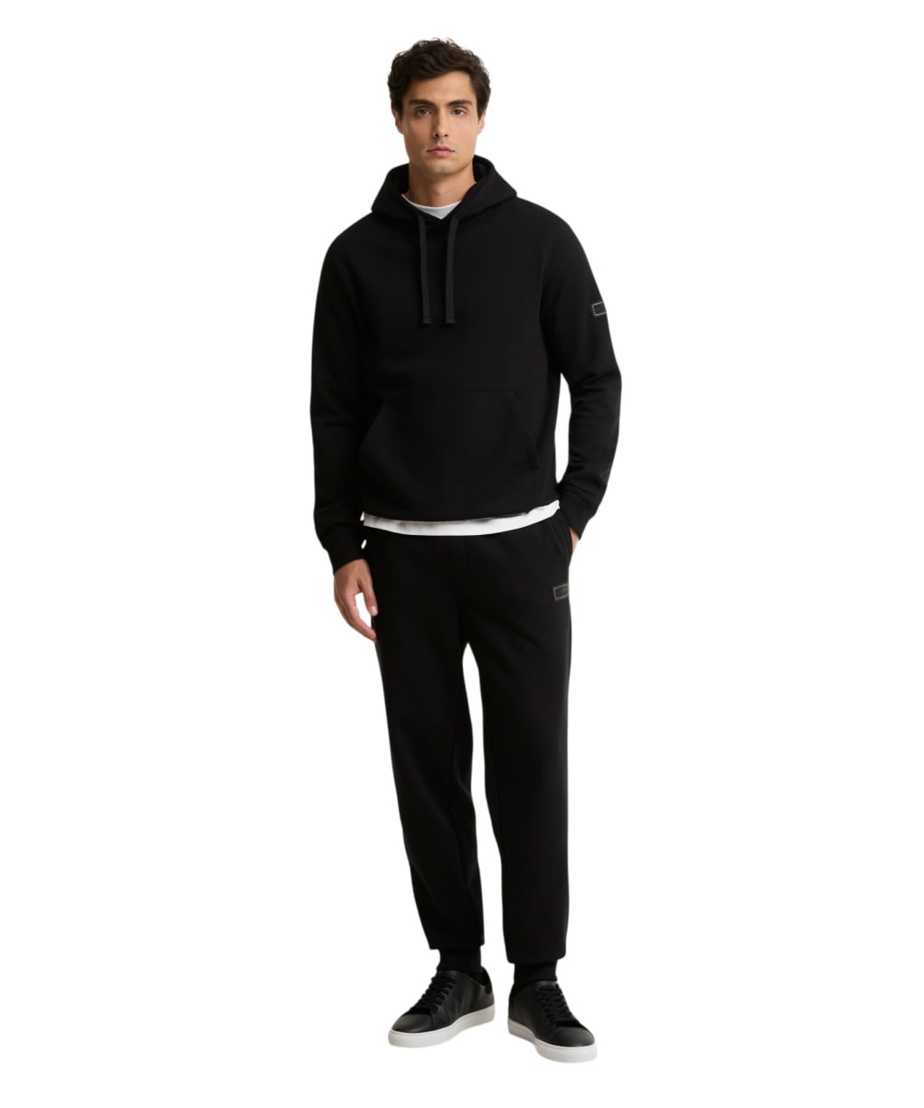 Men's Barbour International Map Overhead Tracksuit - Black