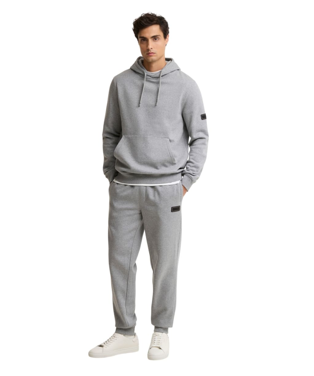 Men's Barbour International Map Overhead Tracksuit - Anthracite Marl