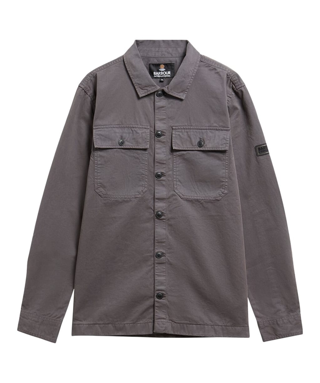 Men's Barbour International Arlo Overshirt - Asphalt