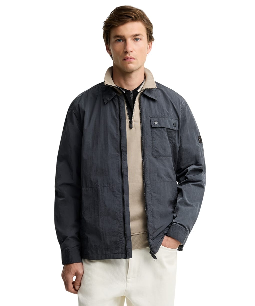Men's Barbour International Inline Overshirt - Asphalt