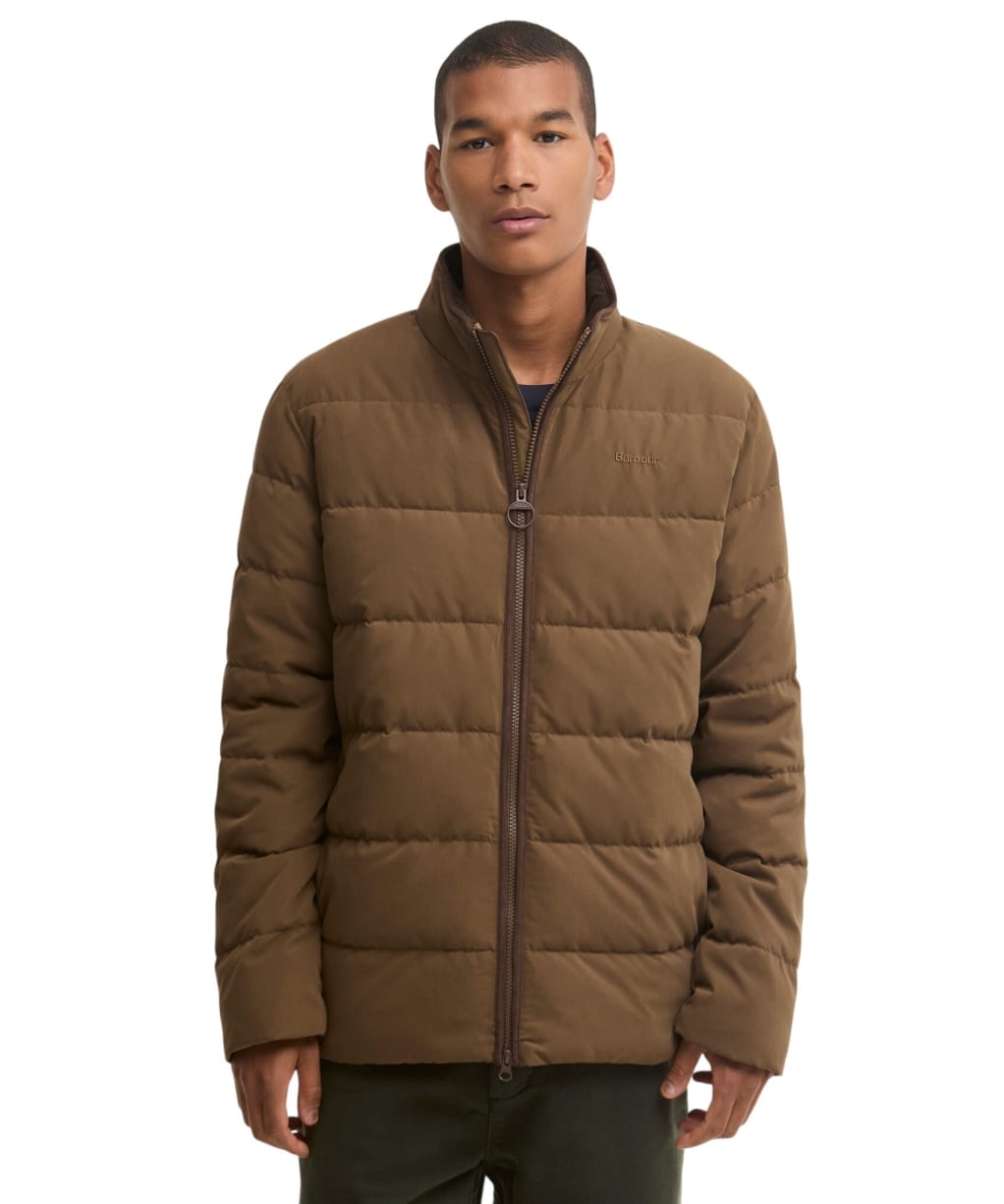 Men's Barbour Noree Quilted Jacket - Dark Sand